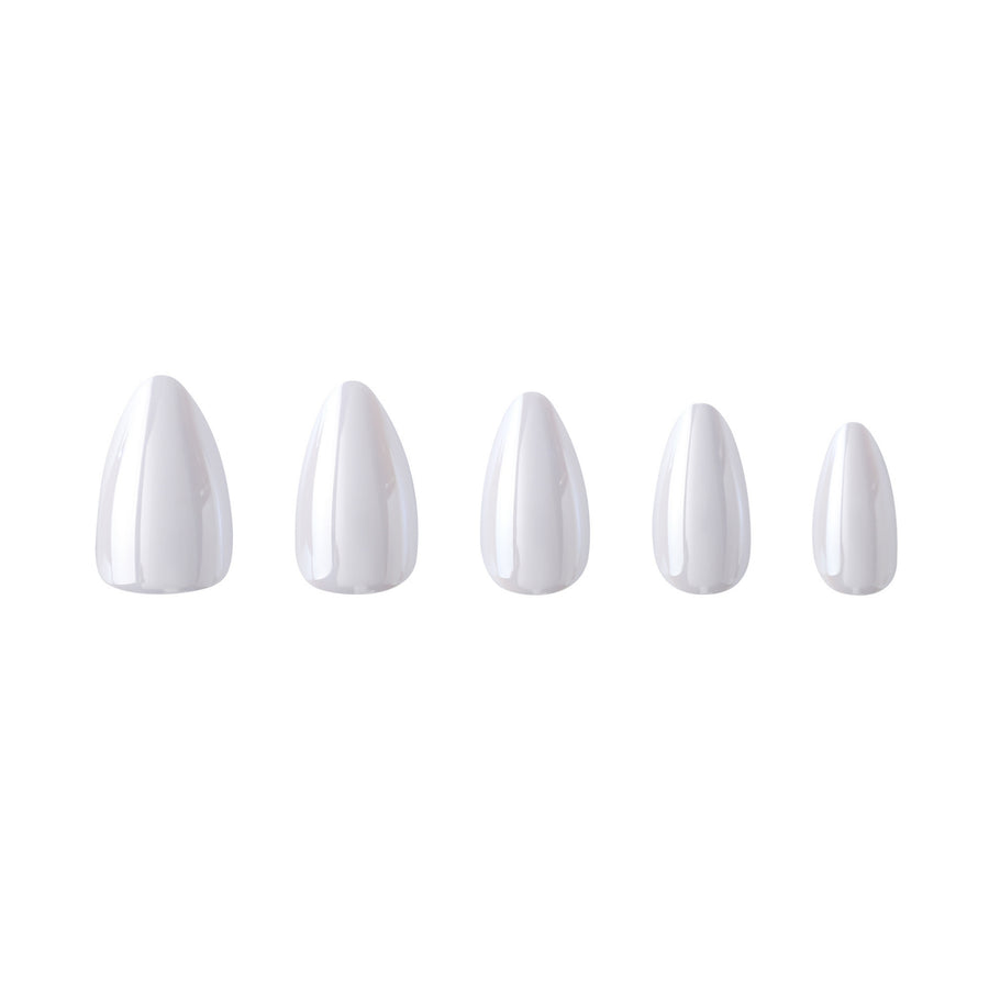 Glossy Glazed Short Almond Press-On Nails - PaintLab
