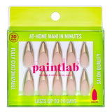 Gold Chrome Stiletto Press-On Nails - PaintLab