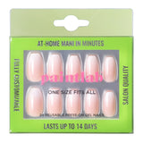 Gradient French Coffin Press-On Nails - PaintLab