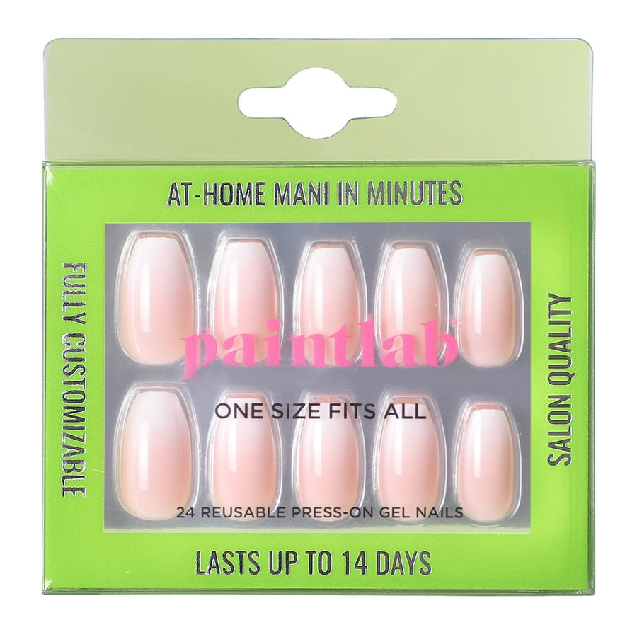 Gradient French Coffin Press-On Nails - PaintLab