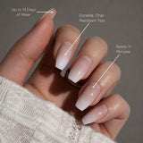 Gradient French Coffin Press-On Nails - PaintLab