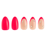Celestial Pink Short Almond Press-On Nails - PaintLab