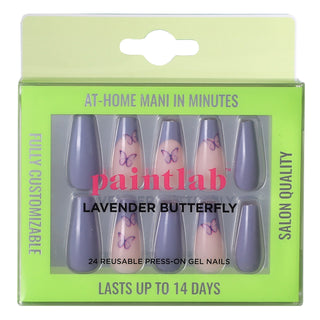 Lavender Butterfly (Coffin)