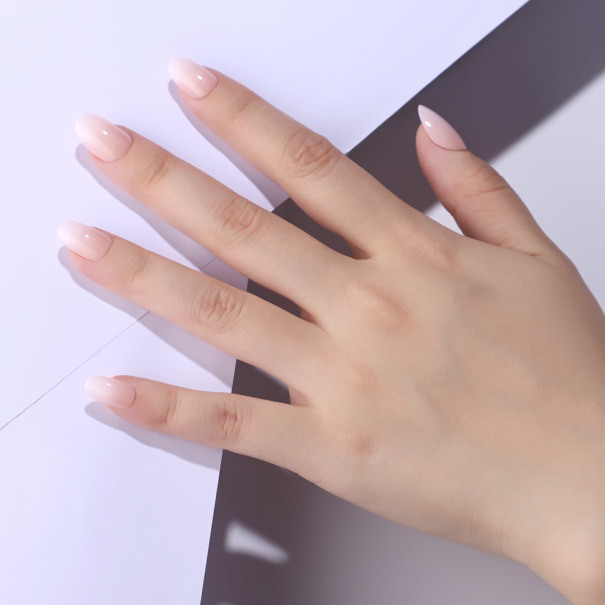 Milky Gradient Press-on Nails - PaintLab