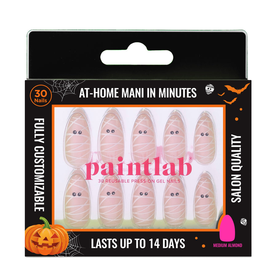 Mummy Glaze Almond Press On Nails - PaintLab