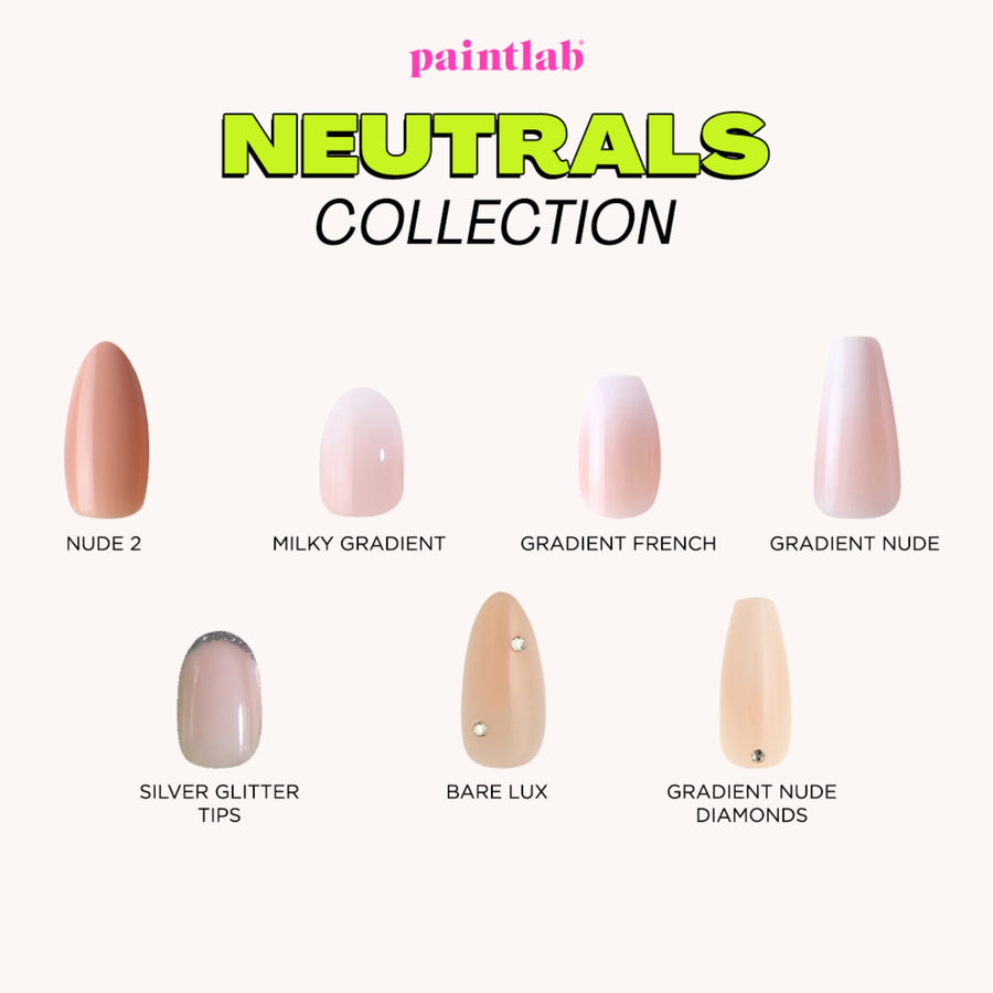 Neutral Nails Collection Almond Press On Nails