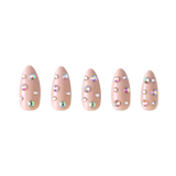Unboxed Nude Glitz Press-on Nails
