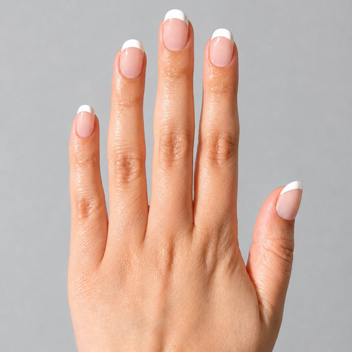 Oval Frenchie Instant Stick Mani