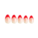 Red Candy Tips Press-on Nails - PaintLab