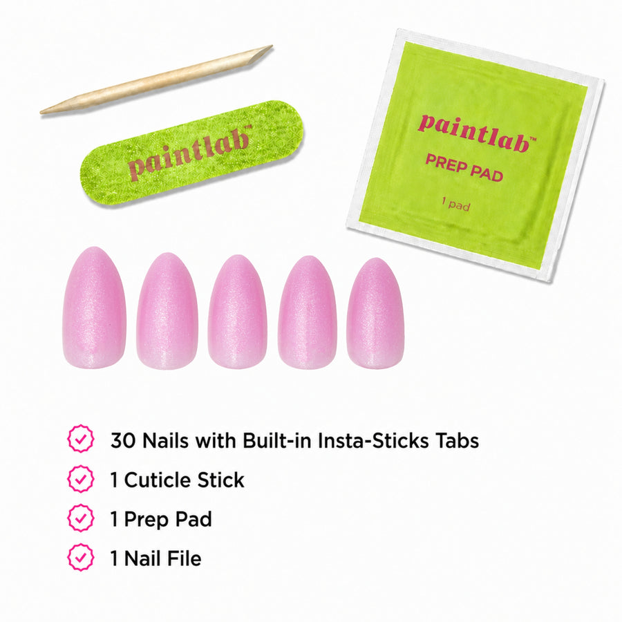 Pink Glaze Instant Stick Mani
