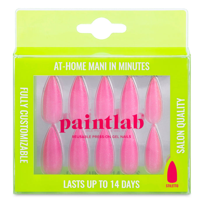 Pink Glitter Stiletto - PaintLab