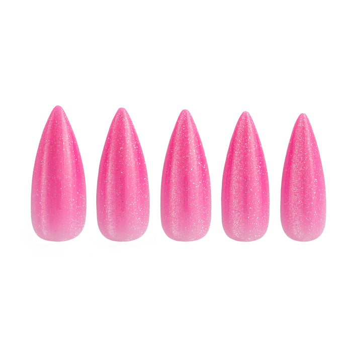 Pink Glitter Stiletto - PaintLab