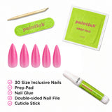 Pink Glitter Stiletto - PaintLab