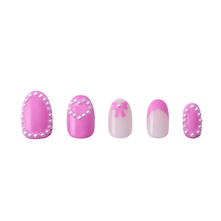 Unboxed Pink Romance Press-on Nails