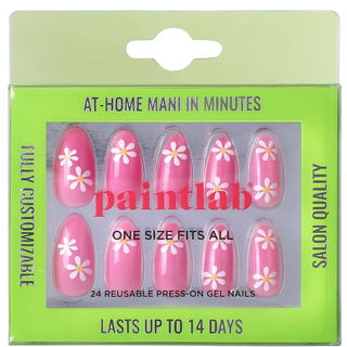 Pink Daisy Press-on Nails