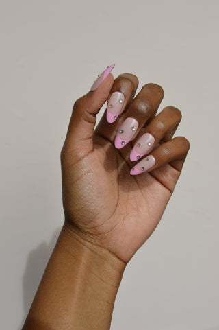 Pink Velvet Press-on Nails