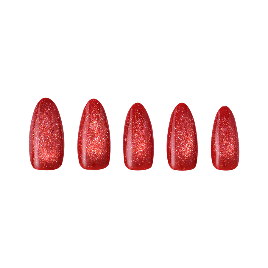 Unboxed Red Rose Press-on Nails