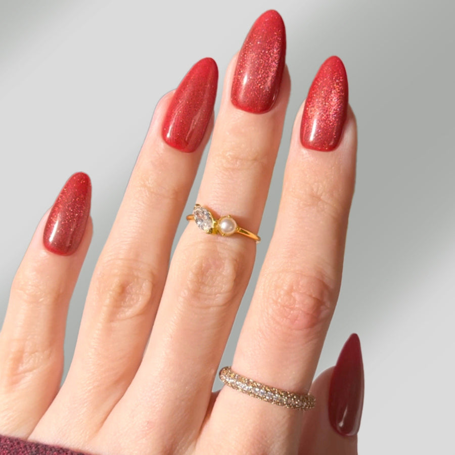 Red Rose Press-on Nails - PaintLab