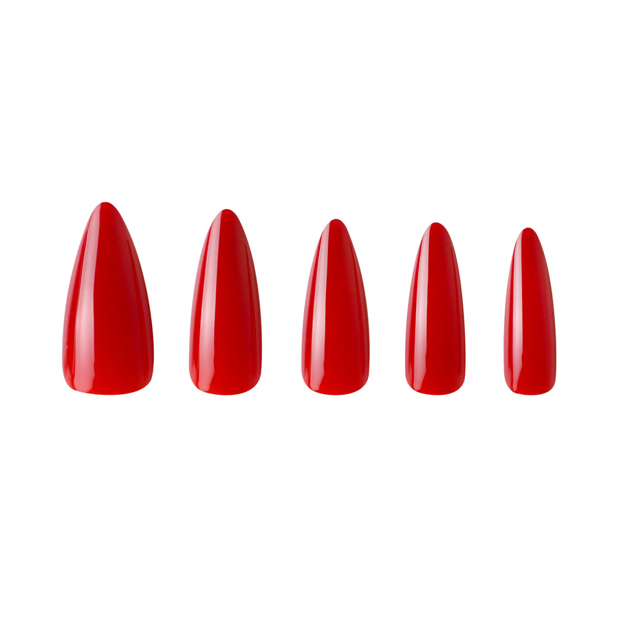 Unboxed Red Vixen Press-on Nails