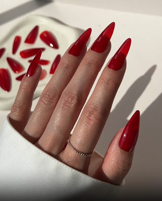 Red Jealous Press-on Nails