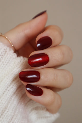 Red Ruby Press-On Nails