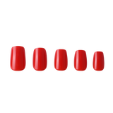 Unboxed Risky Red Press-on Nails