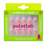 Daisy Glam Short Almond Press-On Nails - PaintLab