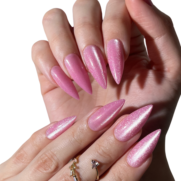 Pink Glitter Stiletto - PaintLab