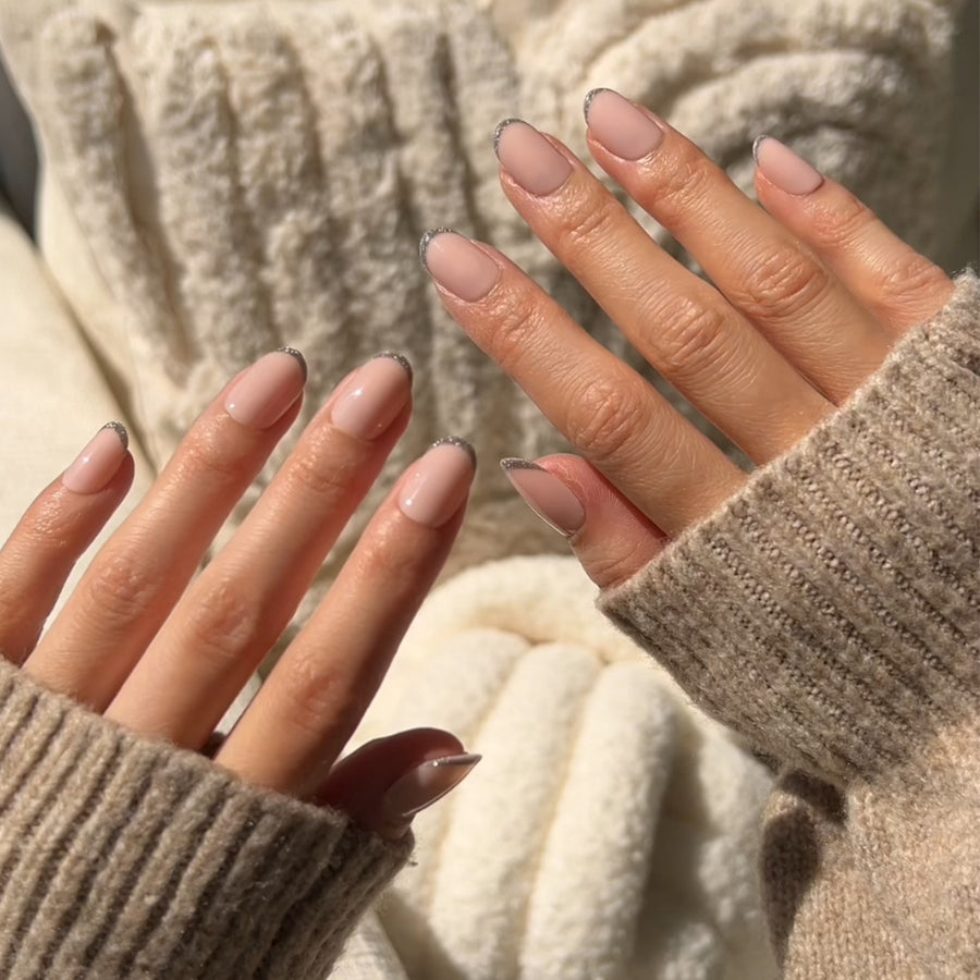 Silver Glitter Tips - PaintLab