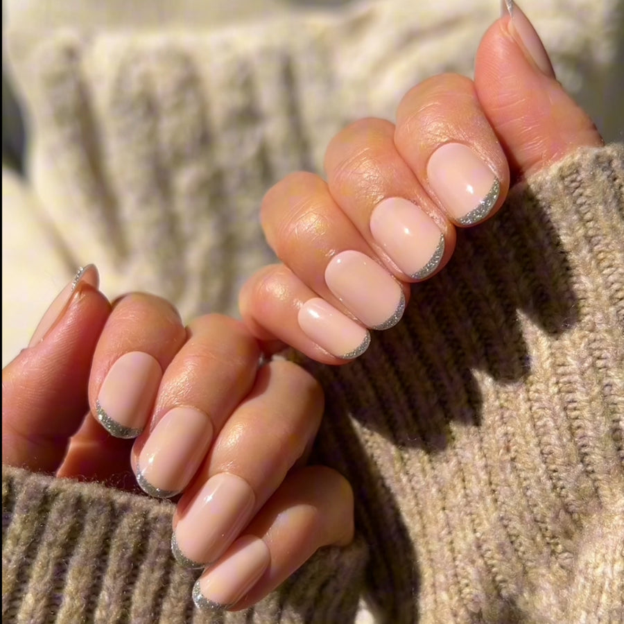 Silver Glitter Tips - PaintLab