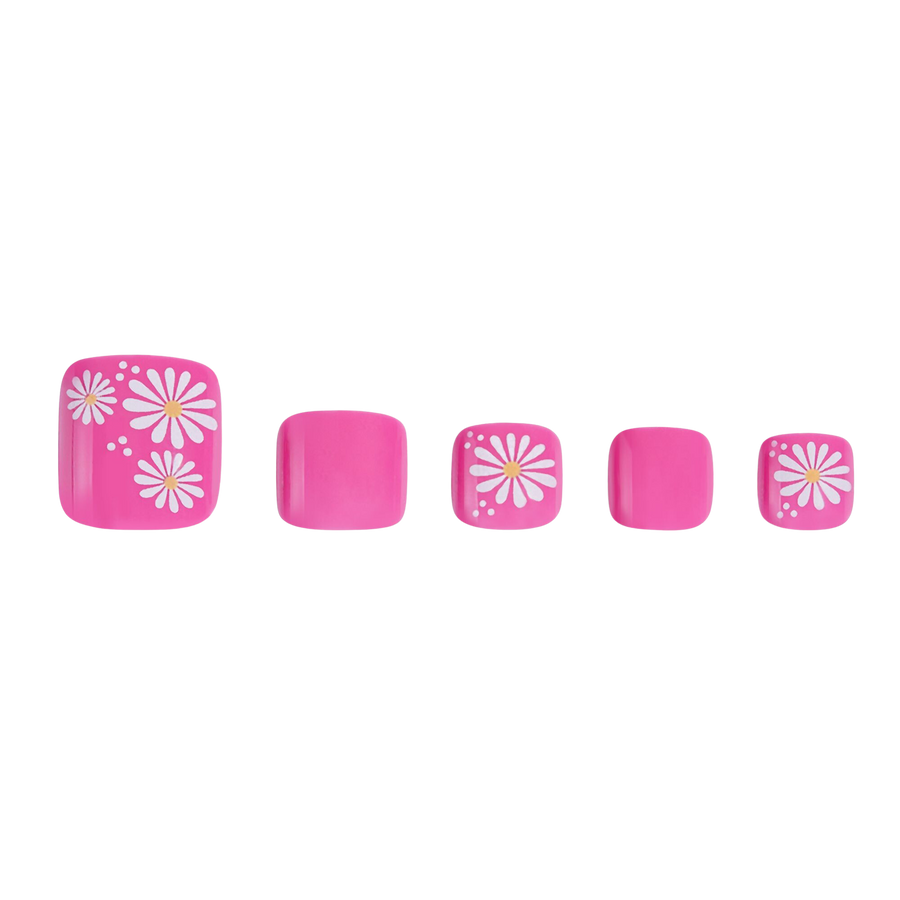 Unboxed Pinkie Tootsie Press-On Toenails