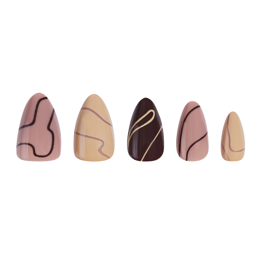 Unboxed Pumpkin Spice Press-on Nails