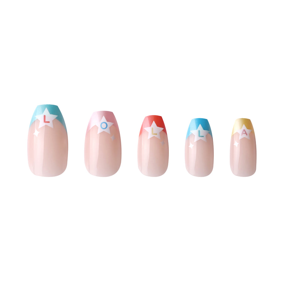 Unboxed Spell It Out Press-on Nails (Lollapalooza x Paintlab)