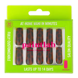 Tortoise Luxe Long Square Press-On Nails - PaintLab