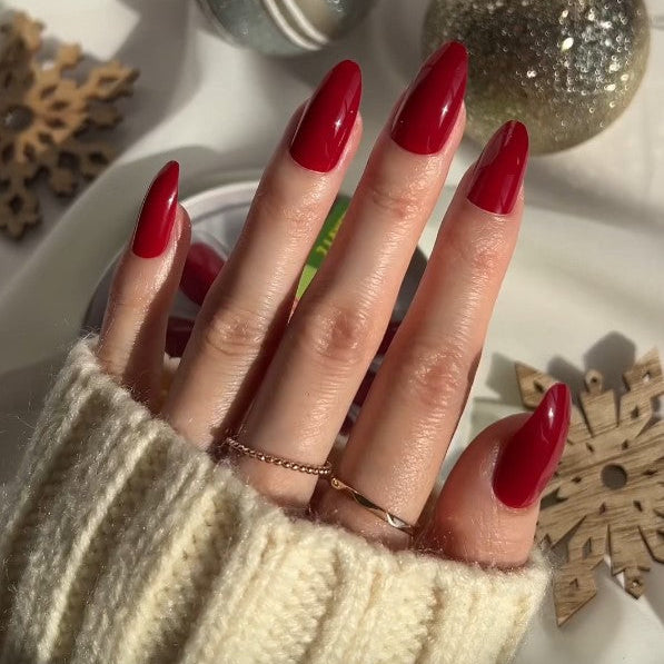 True Red Press-on Nails - PaintLab