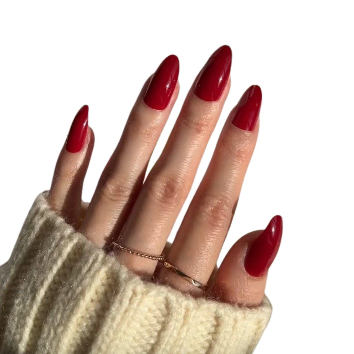 True Red Almond Press On Nails - PaintLab