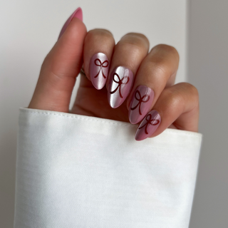 Coquette Bow Press-on Nails