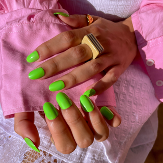 Neon Green Press-on Nails