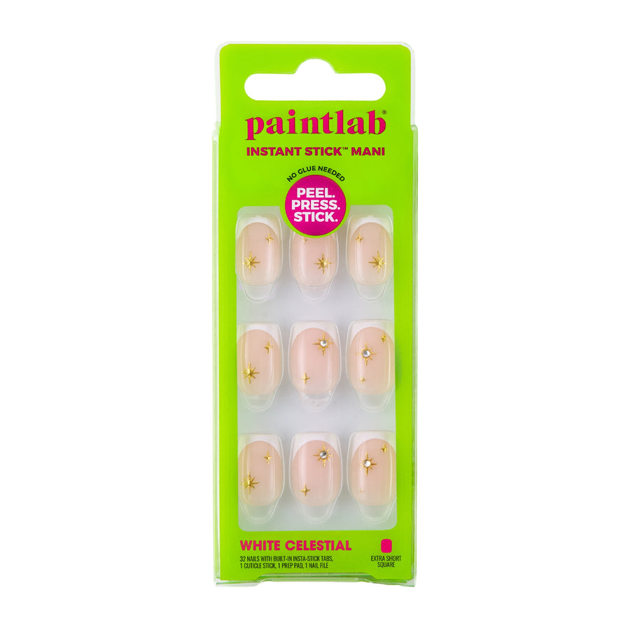 White Celestial Instant Stick Mani