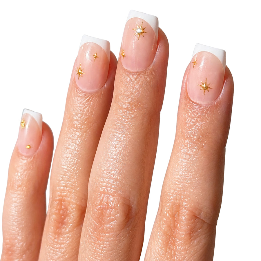 White Celestial Instant Stick Mani