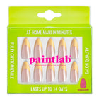 Butter Yellow Chrome Almond Press-On Nails
