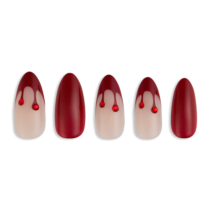 Bloody Good Almond Press-On Nails