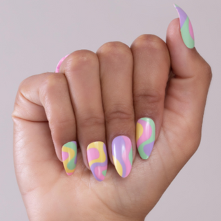 Swirly Press-on Nails