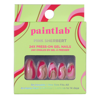 Pink Sherbert Press-on Nails