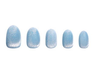 Blue Velvet Cat Eye Press-on Nails