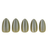Enchanted Pine Short Almond Press-On Nails - PaintLab