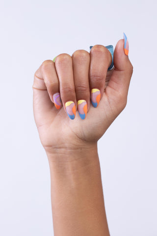 Melted Popsicle Press-on Nails