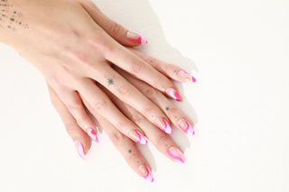 Pink Sherbert Press-on Nails