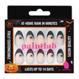 Black Widow Short Almond Press-On Nails - PaintLab