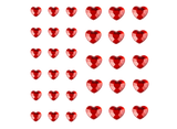 Red Love Crystal Gems - PaintLab
